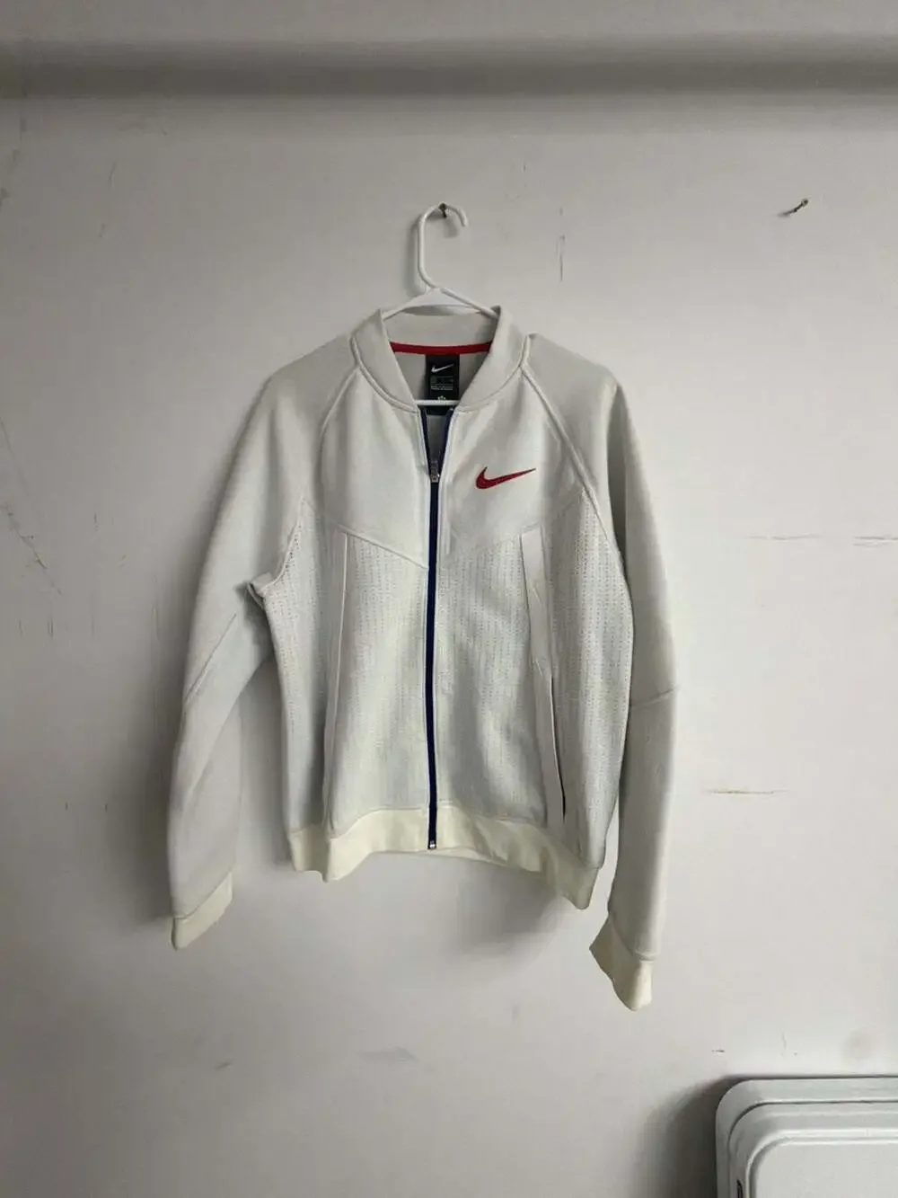 Nike Sportswear Tech Pack Full Zip Jacket White/Red/Blue CW0300-100